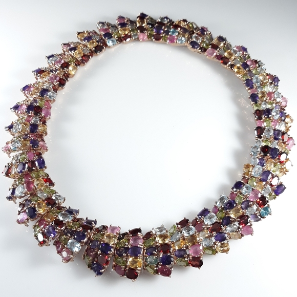 Masterpiece Atelier Multi-Stone Rose Gold Necklace - Picture 11 of 16